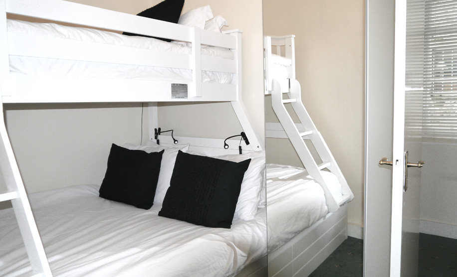 second bedroom in this luxury edinburgh accommodation