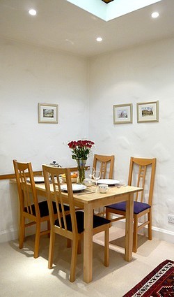 Upper dining area